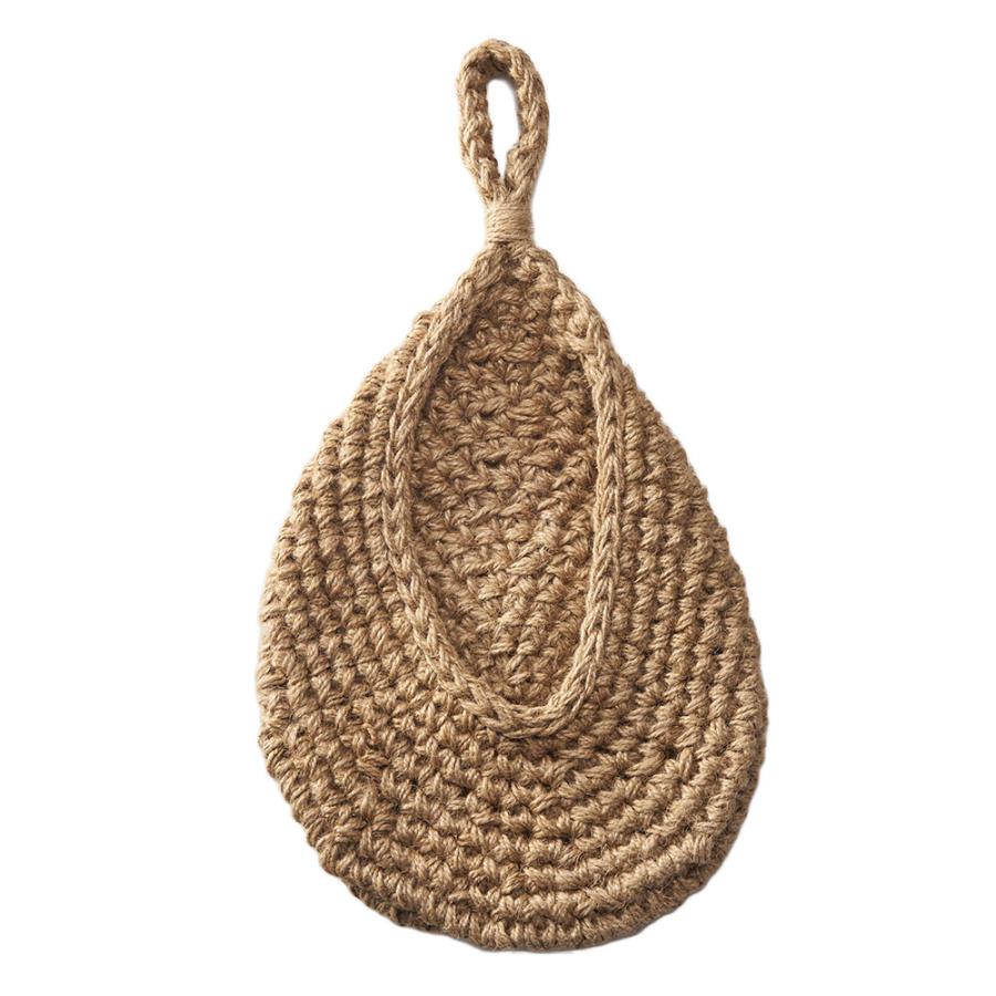 バスケット 吊り下げ かご ジュート 麻 しずく型 Mサイズ 収納 ハンギング 壁掛け プランター クローゼット インテリア おしゃれ 北欧 西海岸 雑貨 34586-m | ELEMENTS（インテリア） | 19