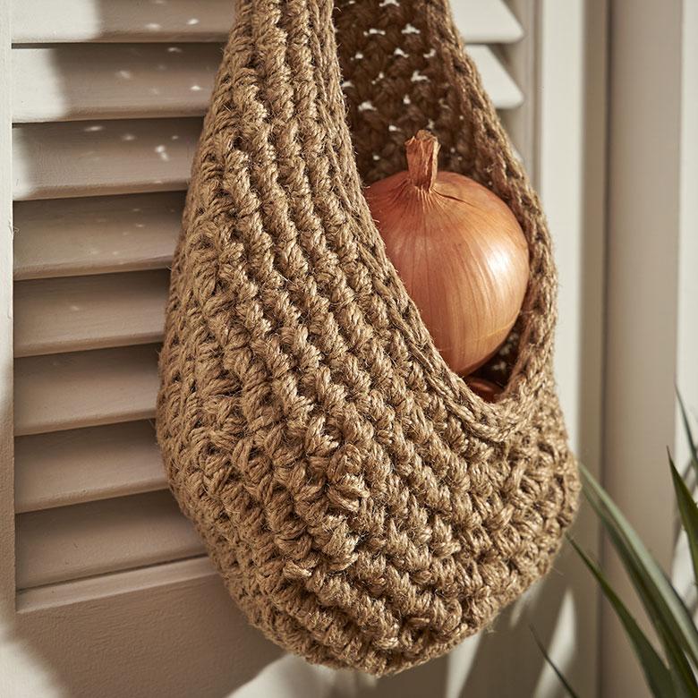 バスケット 吊り下げ かご ジュート 麻 しずく型 Mサイズ 収納 ハンギング 壁掛け プランター クローゼット インテリア おしゃれ 北欧 西海岸 雑貨 34586-m | ELEMENTS（インテリア） | 03