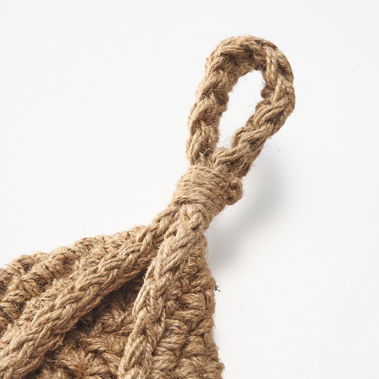 バスケット 吊り下げ かご ジュート 麻 しずく型 Sサイズ 収納 ハンギング 壁掛け プランター クローゼット インテリア おしゃれ 北欧 西海岸 雑貨 34586-s | ELEMENTS（インテリア） | 16