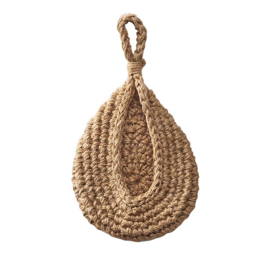 バスケット 吊り下げ かご ジュート 麻 しずく型 Sサイズ 収納 ハンギング 壁掛け プランター クローゼット インテリア おしゃれ 北欧 西海岸 雑貨 34586-s | ELEMENTS（インテリア） | 19