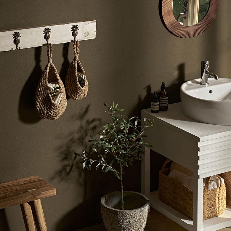 バスケット 吊り下げ かご ジュート 麻 しずく型 Sサイズ 収納 ハンギング 壁掛け プランター クローゼット インテリア おしゃれ 北欧 西海岸 雑貨 34586-s | ELEMENTS（インテリア） | 08