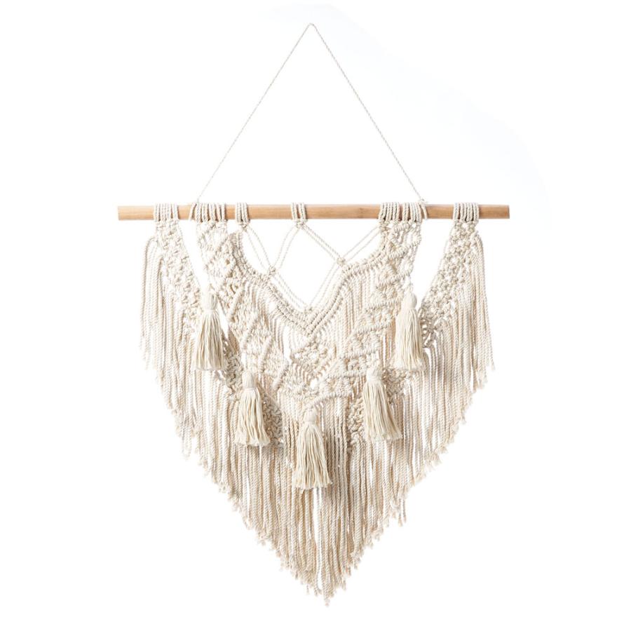 タペストリー マクラメ編み ロープ ウォールデコレーション コットン ハンドメイド 壁 掛け 飾り アート インテリア おしゃれ 北欧 雑貨 西海岸 34598 | ELEMENTS（インテリア） | 20