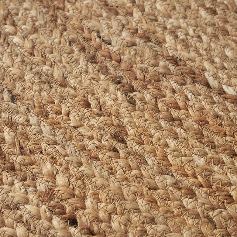 ラグ カーペット ジュートラグ 幅190cm 130×190 楕円 マット インド 麻 ライン オールシーズン 春 夏 秋 冬 ナチュラル おしゃれ インテリア 西海岸 34609 | ELEMENTS（インテリア） | 20