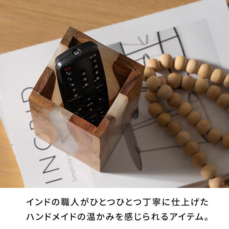 ELEMENTS（インテリア） ペン 立て スタンド ケース ウッド 木製