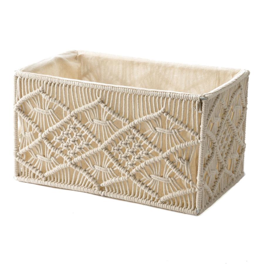 ELEMENTS（インテリア） バスケット 収納 長方形 スクエア Mサイズ