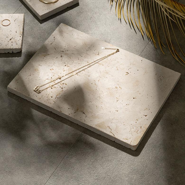 大理石 トレー ストーン 天然石 プレート トレイ ディスプレイ デコレーション 什器 アクセサリー 小物 置き  おしゃれ 北欧 雑貨 インテリア 西海岸 34625 | ELEMENTS（インテリア） | 07
