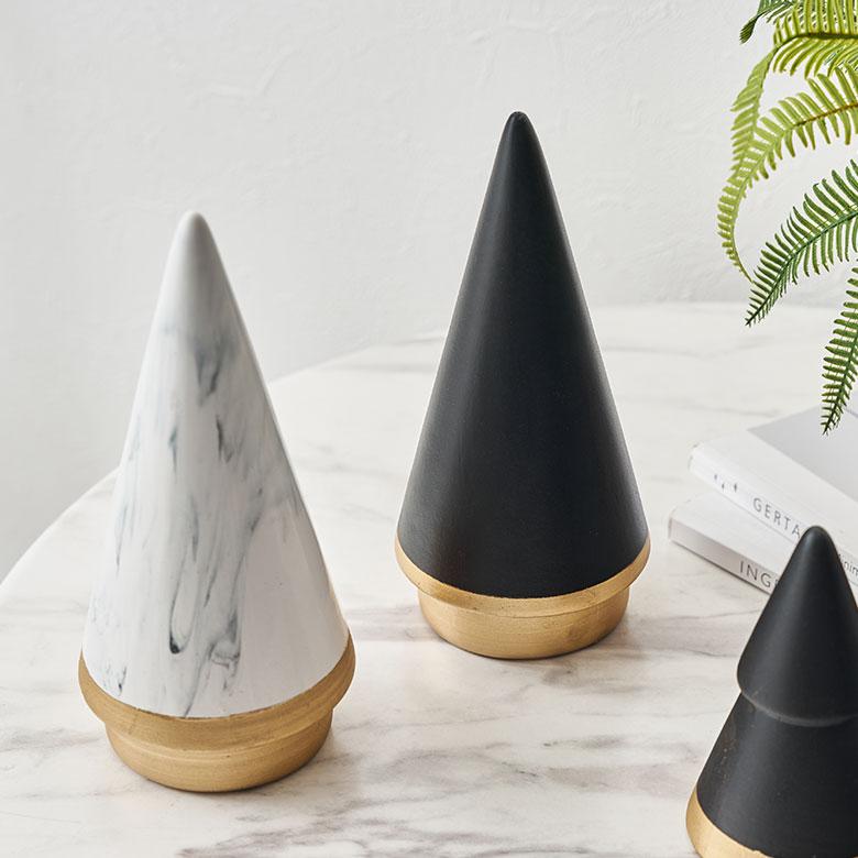 ツリー オブジェ セラミック Mサイズ 約 高さ 21cm クリスマス グッズ 置き物 置物 陶磁器 デコレーション 什器 おしゃれ 北欧 雑貨 インテリア 西海岸 34630 | ELEMENTS（インテリア） | 12