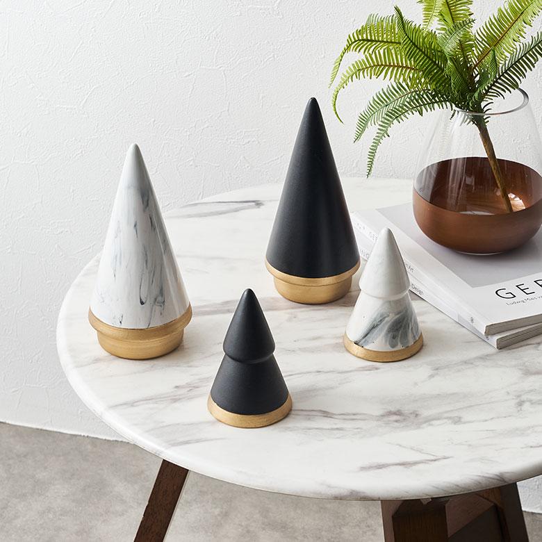 ツリー オブジェ セラミック Mサイズ 約 高さ 21cm クリスマス グッズ 置き物 置物 陶磁器 デコレーション 什器 おしゃれ 北欧 雑貨 インテリア 西海岸 34630 | ELEMENTS（インテリア） | 13