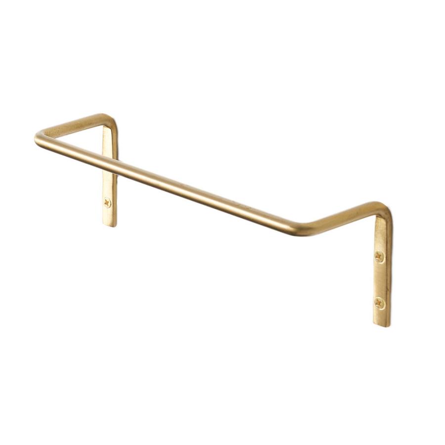 タオル ハンガー 真鍮 シンプル S 約 幅 20cm ゴールド 掛け キッチン フェイス 洗面 所 壁 取付 トイレ バー おしゃれ 北欧 インテリア 雑貨 西海岸 34631 | ELEMENTS（インテリア） | 19