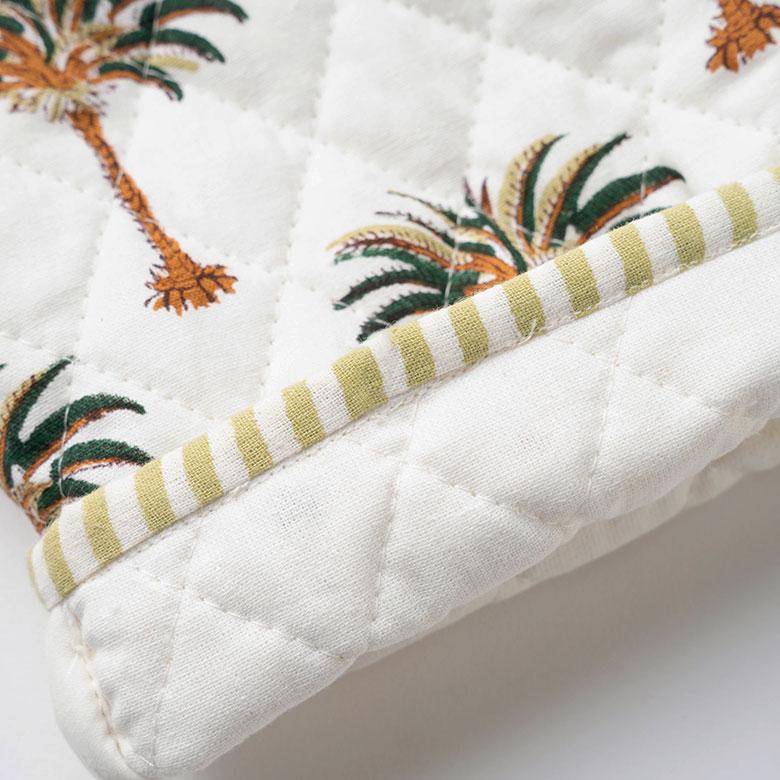 ミトン 鍋 掴み なべ つかみ コットン 綿 100% ブロック プリント 片手 キッチン 用品 おしゃれ 北欧 リゾート 雑貨 インテリア メール便対応 西海岸 34634 | ELEMENTS（インテリア） | 13