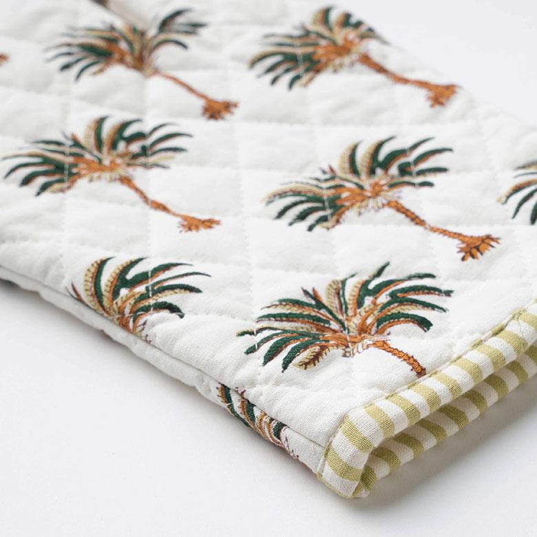 ミトン 鍋 掴み なべ つかみ コットン 綿 100% ブロック プリント 片手 キッチン 用品 おしゃれ 北欧 リゾート 雑貨 インテリア メール便対応 西海岸 34634 | ELEMENTS（インテリア） | 15