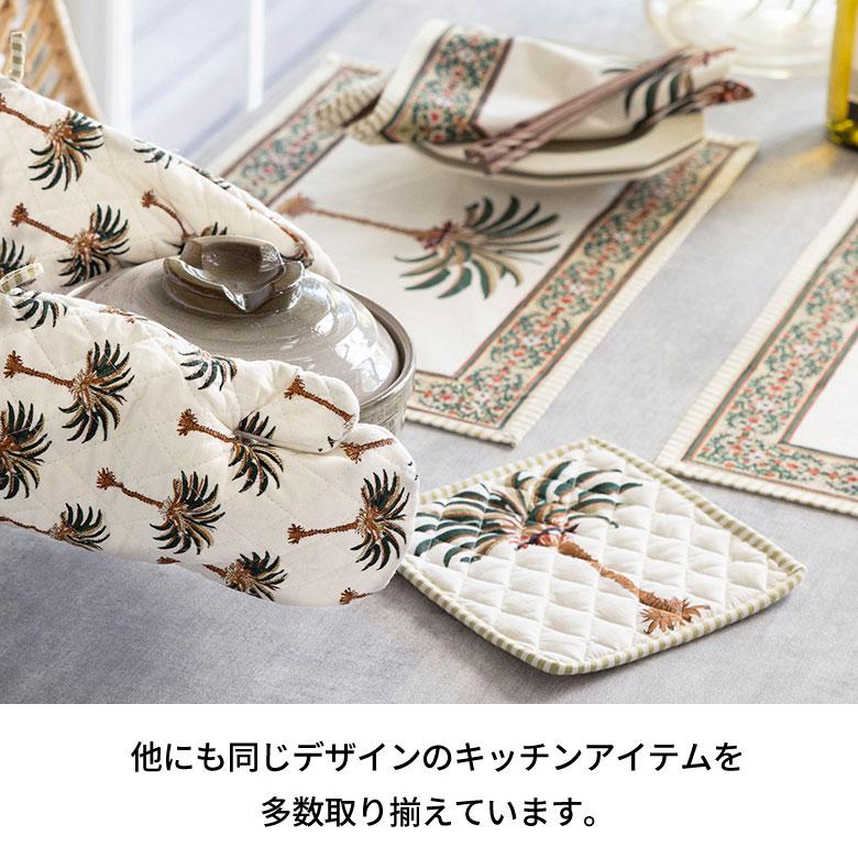 ミトン 鍋 掴み なべ つかみ コットン 綿 100% ブロック プリント 片手 キッチン 用品 おしゃれ 北欧 リゾート 雑貨 インテリア メール便対応 西海岸 34634 | ELEMENTS（インテリア） | 16