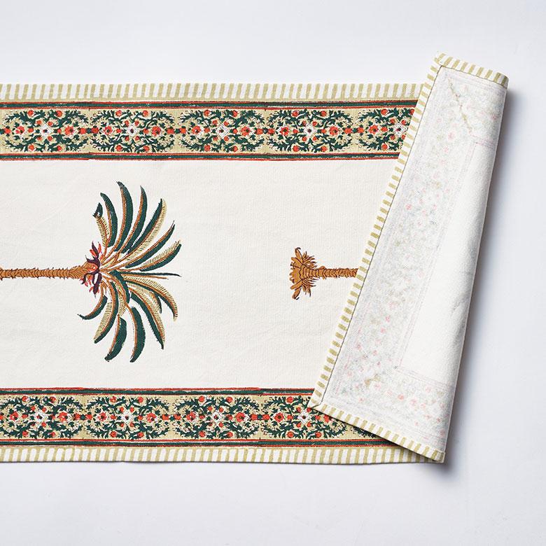 テーブル ランナー ライナー コットン 綿 100% ブロック プリント センター ダイニング メール便対応 おしゃれ 北欧 リゾート 雑貨 インテリア 西海岸 34637 | ELEMENTS（インテリア） | 13