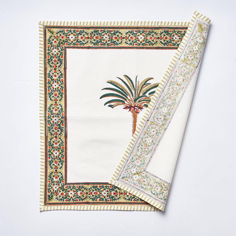 テーブル ナプキン ナフキン コットン 綿 100% ブロック プリント マルチクロス  お弁当 メール便対応 おしゃれ 北欧 リゾート 雑貨 インテリア 西海岸 34638 | ELEMENTS（インテリア） | 12