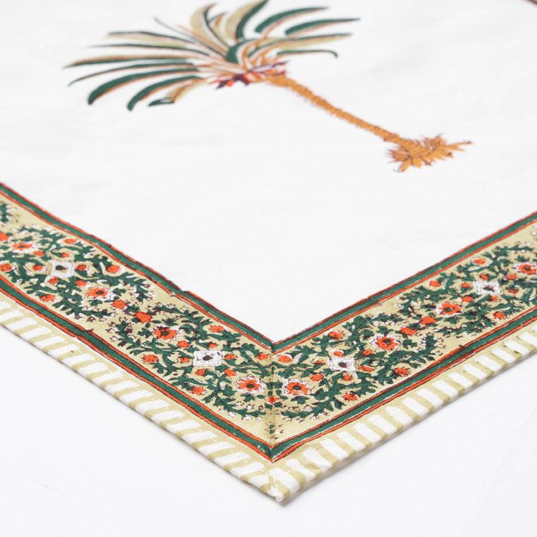 テーブル ナプキン ナフキン コットン 綿 100% ブロック プリント マルチクロス  お弁当 メール便対応 おしゃれ 北欧 リゾート 雑貨 インテリア 西海岸 34638 | ELEMENTS（インテリア） | 14