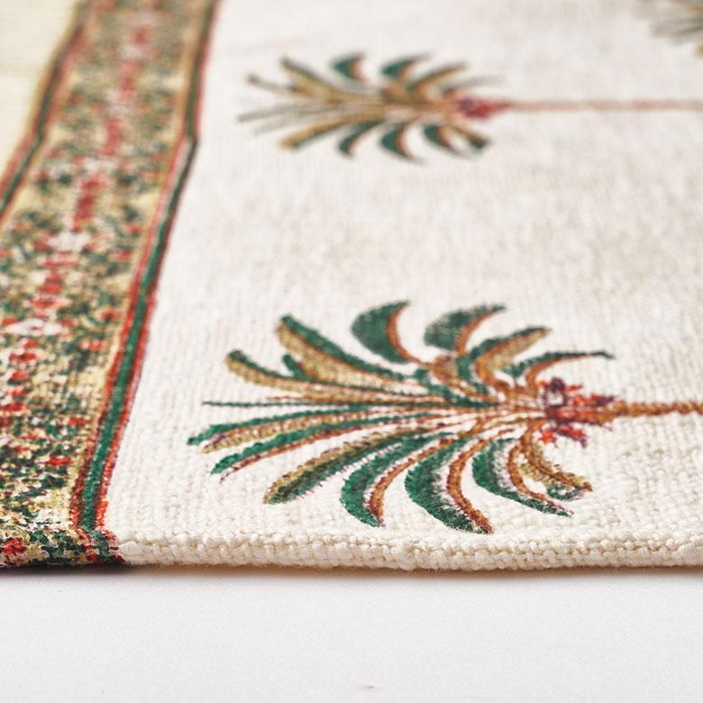 スロー ケット ひざ 掛け 大判 マルチ カバー ブラン コットン 綿 100% ブロック プリント ソファ おしゃれ 北欧 リゾート 雑貨 インテリア 西海岸 34639 | ELEMENTS（インテリア） | 15