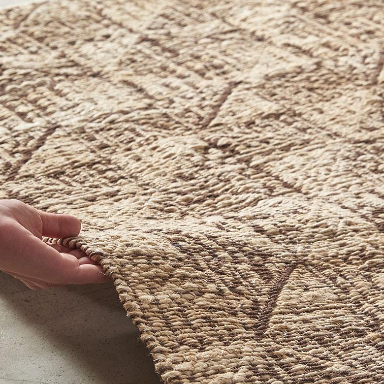 ラグ カーペット ラグマット 130×190 1.5畳 ジュートラグ 天然素材 マット フリンジ付き 敷物 絨毯 麻 おしゃれ 北欧 リゾート 雑貨 インテリア 西海岸 34642 | ELEMENTS（インテリア） | 12