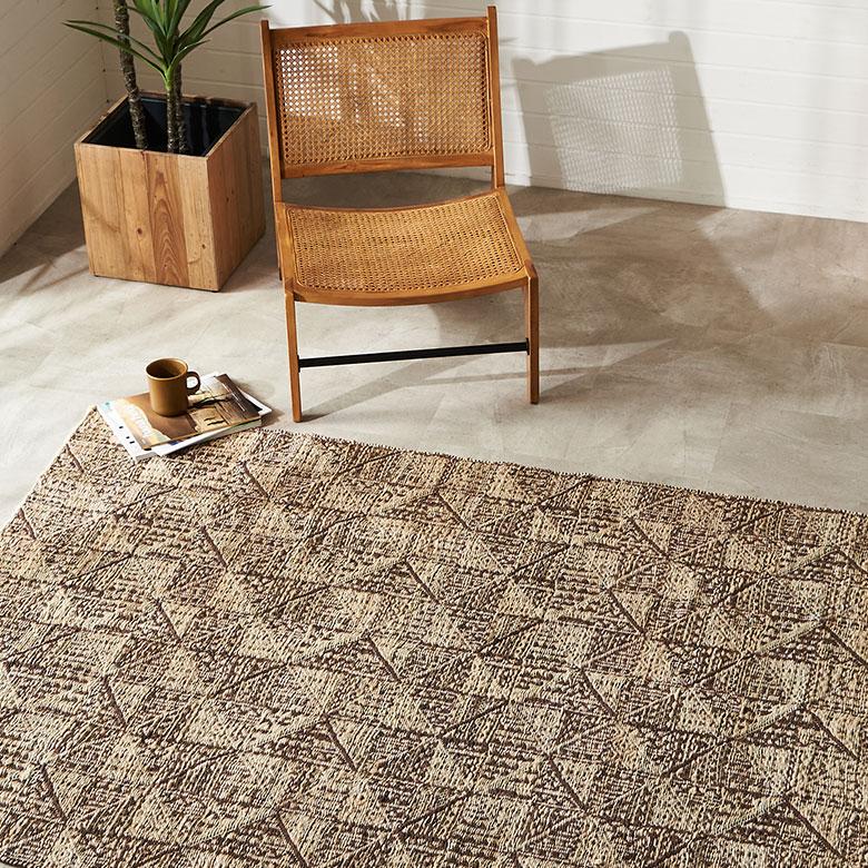 ラグ カーペット ラグマット 130×190 1.5畳 ジュートラグ 天然素材 マット フリンジ付き 敷物 絨毯 麻 おしゃれ 北欧 リゾート 雑貨 インテリア 西海岸 34642 | ELEMENTS（インテリア） | 16