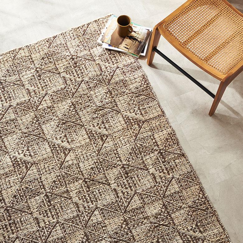 ラグ カーペット ラグマット 130×190 1.5畳 ジュートラグ 天然素材 マット フリンジ付き 敷物 絨毯 麻 おしゃれ 北欧 リゾート 雑貨 インテリア 西海岸 34642 | ELEMENTS（インテリア） | 18