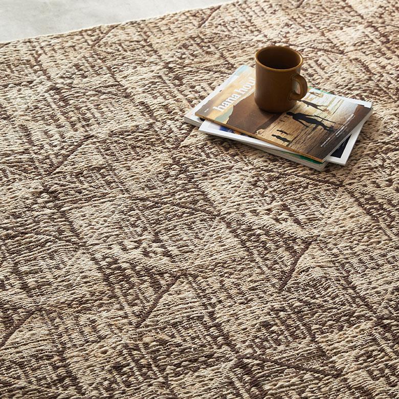 ラグ カーペット ラグマット 130×190 1.5畳 ジュートラグ 天然素材 マット フリンジ付き 敷物 絨毯 麻 おしゃれ 北欧 リゾート 雑貨 インテリア 西海岸 34642 | ELEMENTS（インテリア） | 02