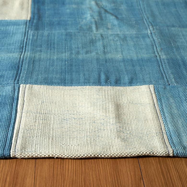 ラグ カーペット デニム ラグマット コットン 130×190 1.5畳 天然素材 マット パッチワーク 敷物 絨毯 おしゃれ 北欧 リゾート 雑貨 インテリア 西海岸 34647 | ELEMENTS（インテリア） | 15