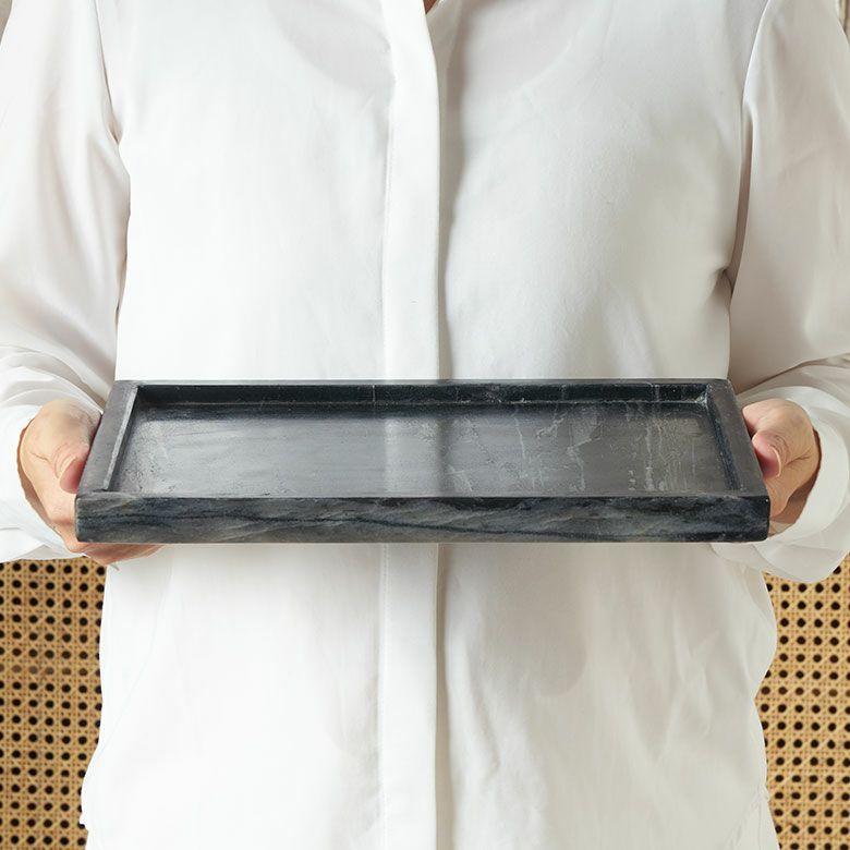 大理石 アクセサリートレイ Lサイズ プレート 小物入れ 洗面所 玄関 マーベラ 化粧品 アメニティ 韓国 北欧 おしゃれ ホテル 店舗 西海岸 34656 |  | 12