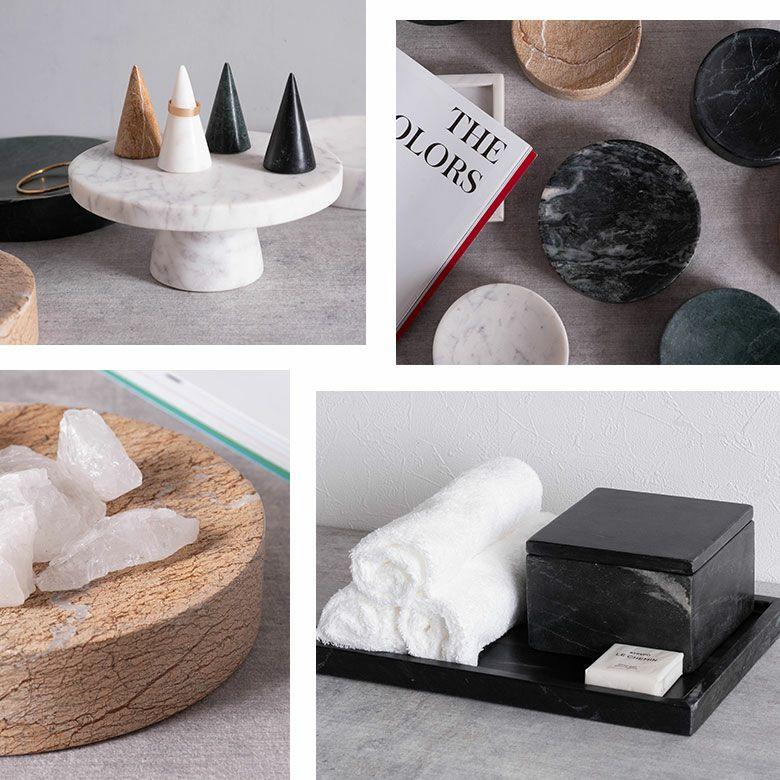 大理石 アクセサリートレイ Lサイズ プレート 小物入れ 洗面所 玄関 マーベラ 化粧品 アメニティ 韓国 北欧 おしゃれ ホテル 店舗 西海岸 34656 |  | 05