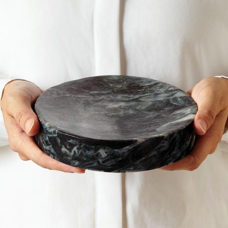 アクセサリートレイ 大理石 円形 16cm プレート トレー 天然石 小物入れ ディスプレイ 雑貨 収納 韓国 北欧 おしゃれ かわいい ホテル 店舗        34659 |  | 13