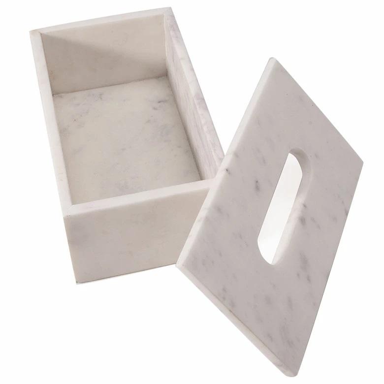 ティッシュケース おしゃれ  マーヴェラ 北欧 韓国 大理石 白 黒 グレー モノトーンシンプル ソフトパック 箱 洗面所 リビング トイレ 台所 | ブランド登録なし | 18
