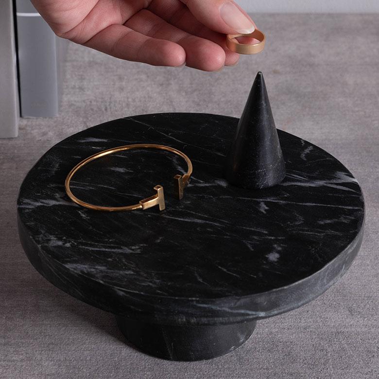 アクセサリープレート トレイ 天然石 ケーキスタンド型 小物入れ ディスプレイ 雑貨 収納 韓国 北欧 おしゃれ かわいい ホテル 店舗 34664 | ELEMENTS（インテリア） | 15