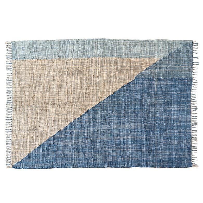 ラグ カーペット ラグマット コットン 130×190 1.5畳 天然素材 マット 裂き織り フリンジ付き 敷物 絨毯 おしゃれ 北欧 リゾート 雑貨 インテリア 西海岸 346 | ELEMENTS（インテリア） | 21