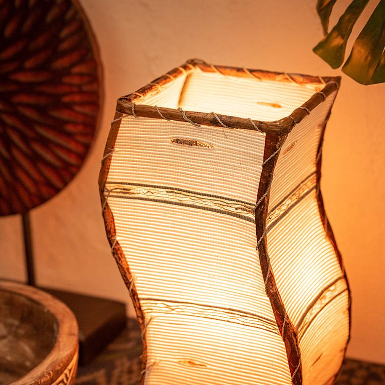 アジアン 照明 コールゲートランプ ランプ スタンド おしゃれ モダン ライト ランプLED フロアライト フロアランプ テーブルランプ 間接 和風 バリ 雑貨 4001 | ブランド登録なし | 07