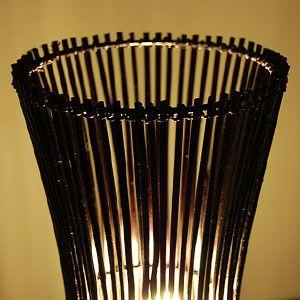 アジアン雑貨 バンブースピットランプ アワーグラスタイプ丸型 アジア工房 4021 | ブランド登録なし | 01