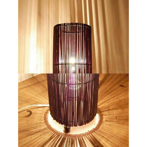 アジアン雑貨 バンブースピットランプ コラムタイプ丸型 アジア工房 4022 | ブランド登録なし | 02