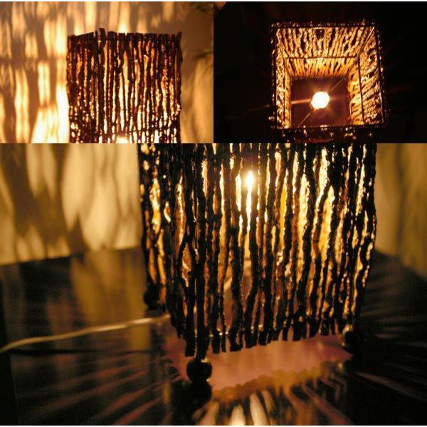 アジアン雑貨 パームツリーランプ コラムタイプ四角型 アジア工房 4032 | ブランド登録なし | 02