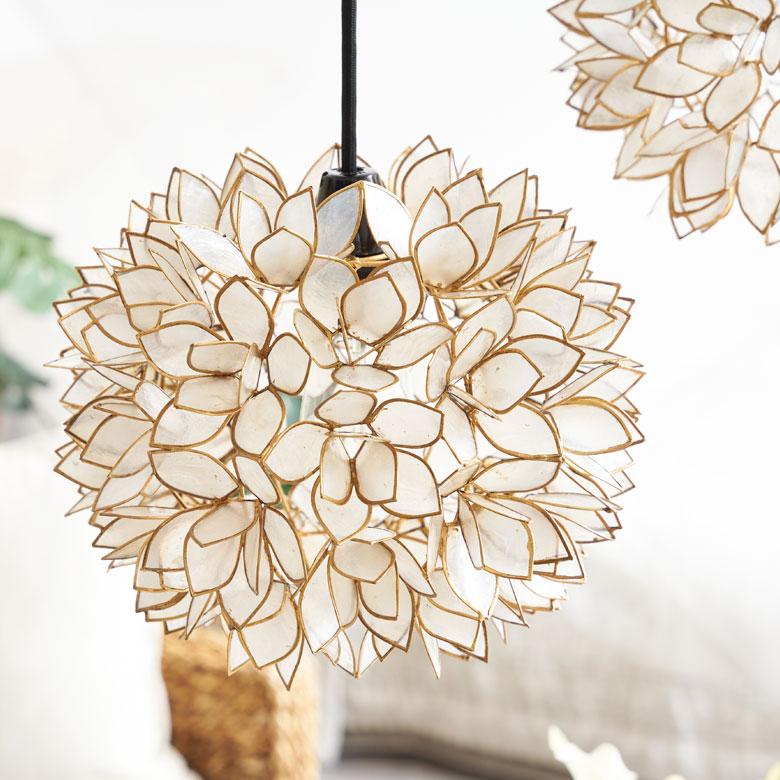 アジアン カスピシェルペンダントライト ゴールド 40cm 照明 ライト 楽天市場】【最大1万円クーポン解禁！】カピスシェル