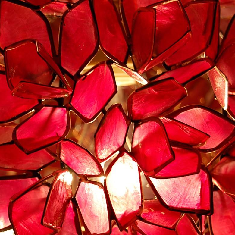 照明 ランプ ライト アジアン カピスシェル ペンダントランプ ペンダント モダン インテリア エスニック 貝殻 ホワイト 間接照明 照明器具 アジア工房 4352 | ブランド登録なし | 05