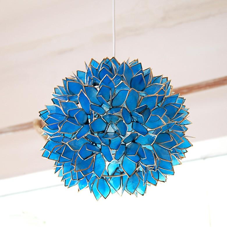 照明 ランプ ライト アジアン カピスシェル ペンダントランプ ペンダント モダン インテリア エスニック 貝殻 ホワイト 間接照明 照明器具 アジア工房 4353 | ブランド登録なし | 02