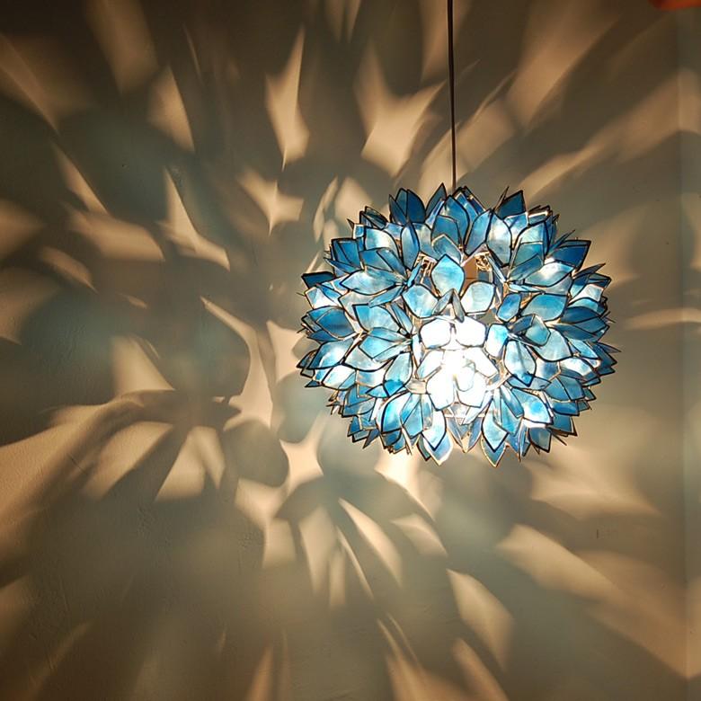 照明 ランプ ライト アジアン カピスシェル ペンダントランプ ペンダント モダン インテリア エスニック 貝殻 ホワイト 間接照明 照明器具 アジア工房 4353 | ブランド登録なし | 05