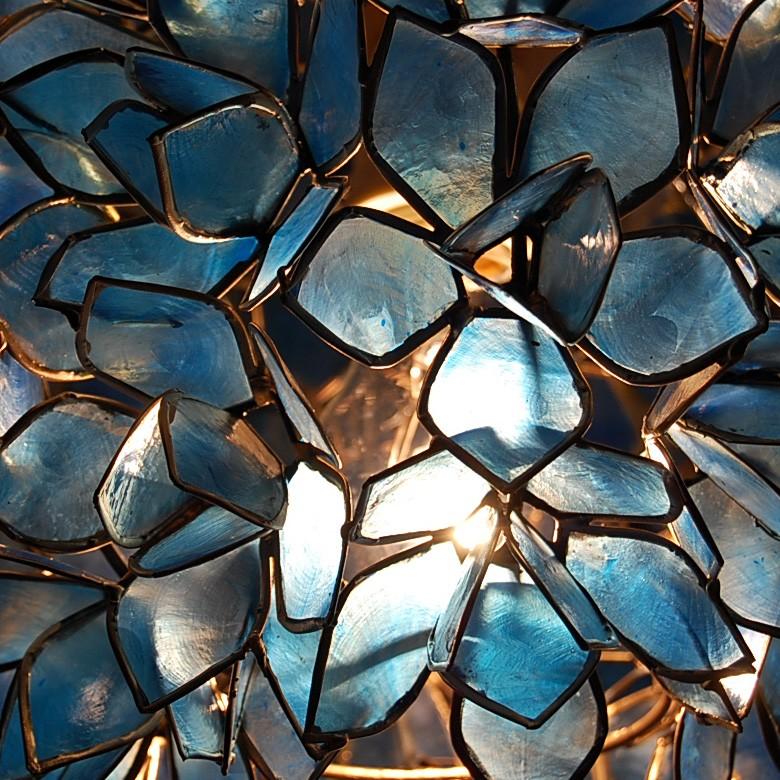 照明 ランプ ライト アジアン カピスシェル ペンダントランプ ペンダント モダン インテリア エスニック 貝殻 ホワイト 間接照明 照明器具 アジア工房 4353 | ブランド登録なし | 06