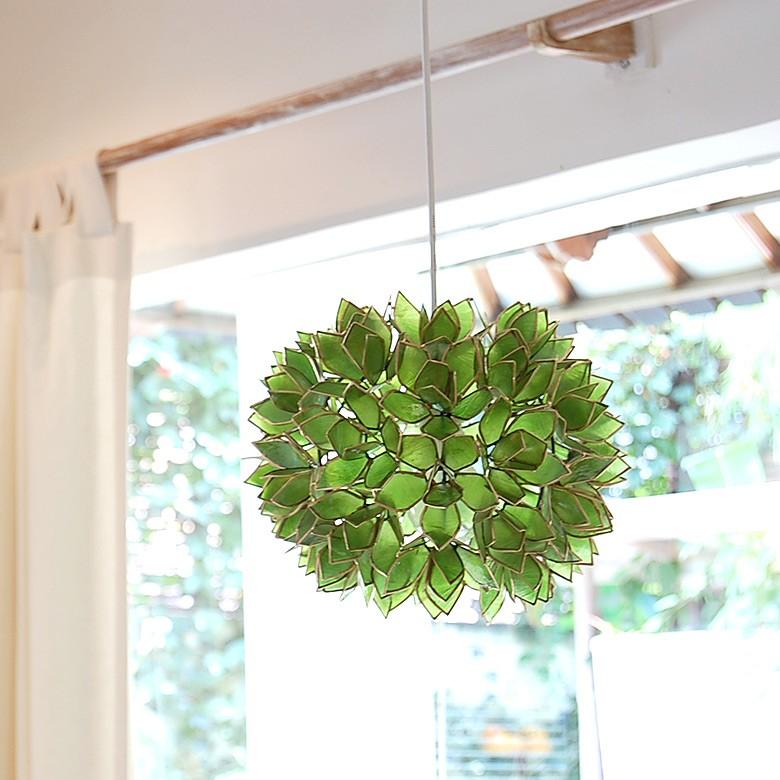 照明 ランプ ライト アジアン カピスシェル ペンダントランプ ペンダント モダン インテリア エスニック 貝殻 ホワイト 間接照明 照明器具 アジア工房 4354 | ブランド登録なし | 01