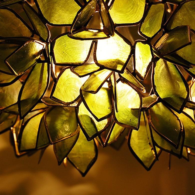 照明 ランプ ライト アジアン カピスシェル ペンダントランプ ペンダント モダン インテリア エスニック 貝殻 ホワイト 間接照明 照明器具 アジア工房 4354 | ブランド登録なし | 03