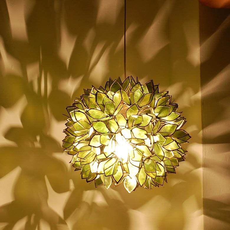 照明 ランプ ライト アジアン カピスシェル ペンダントランプ ペンダント モダン インテリア エスニック 貝殻 ホワイト 間接照明 照明器具 アジア工房 4354 | ブランド登録なし | 04