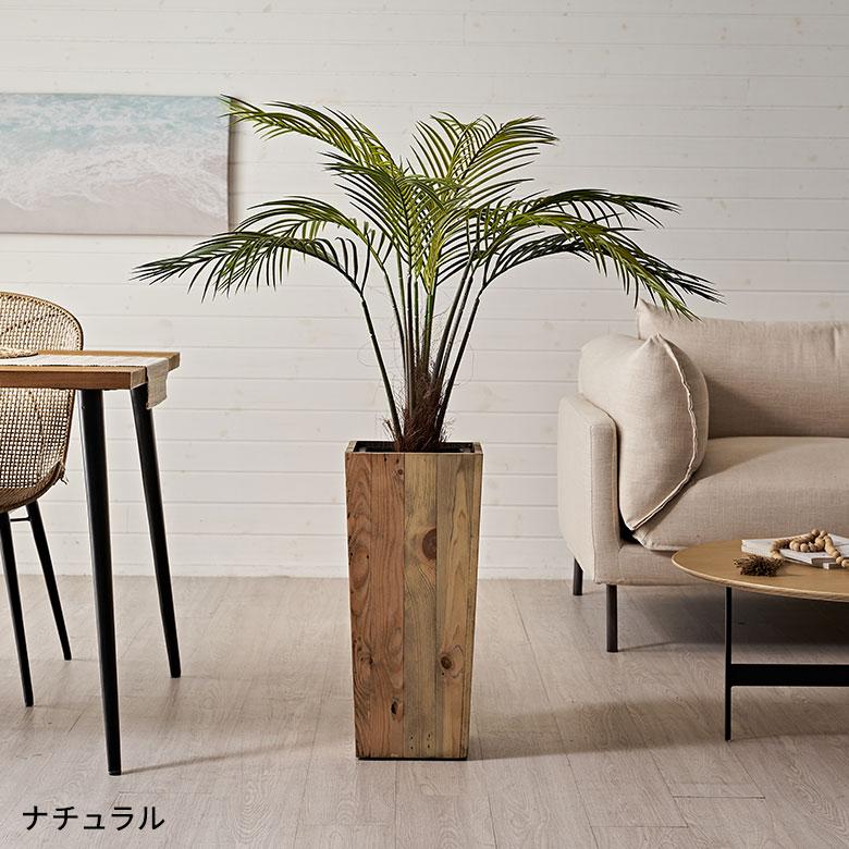 プランター カバー ウッド プランター ボックス トールスクエア型 5号用 インナーポット付き 底穴なし 木製 外寸 幅24.5cm 奥行24.5cm 高さ55cm Botanique p-51 | ブランド登録なし | 11