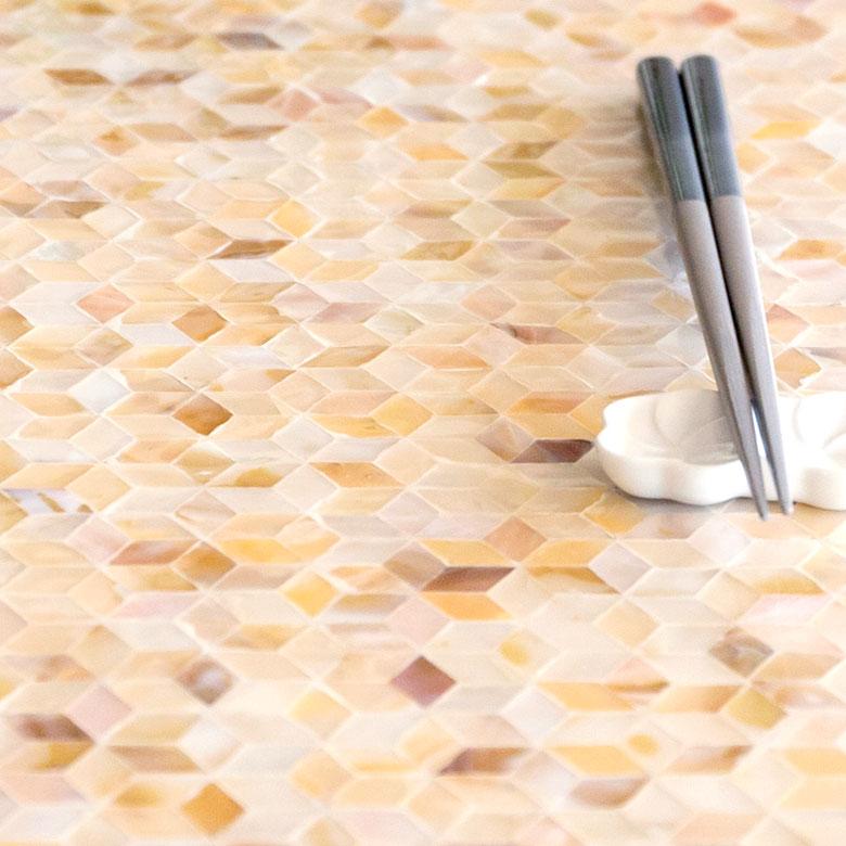 ランチョンマット シェル モザイク柄 パルシェ スクエア ランチマット プレースマット プレイスマット テーブルウェア 51177 | ブランド登録なし | 12