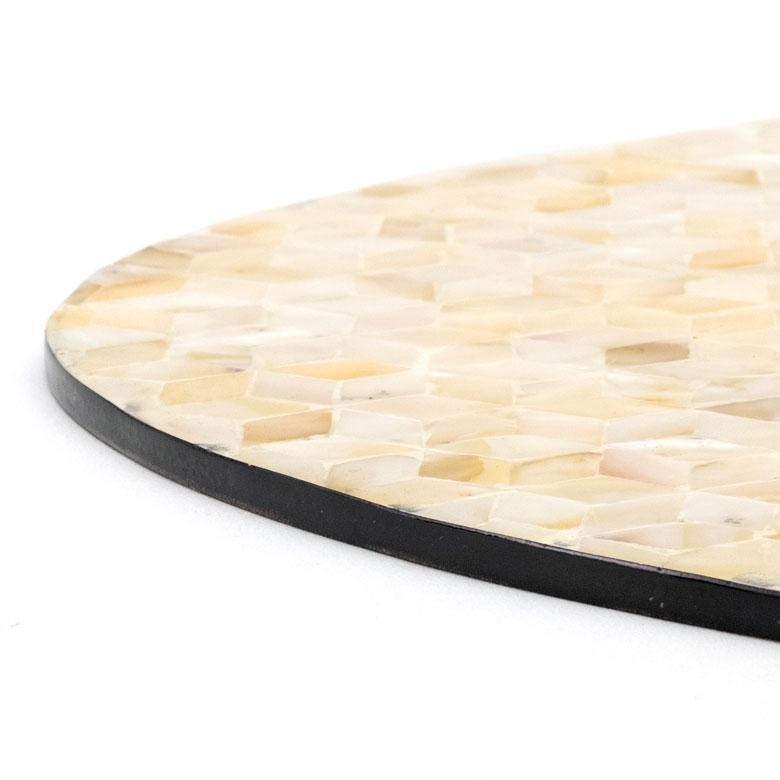 ランチョンマット シェル モザイク柄 パルシェ オーバル ランチマット プレースマット プレイスマット テーブルウェア 51179 | ブランド登録なし | 19