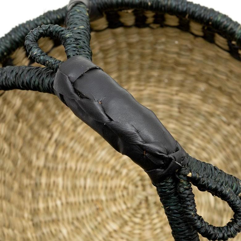 カゴ 収納 カゴバスケット カゴバッグ Sサイズ シーグラス製 ラウンドバスケット 収納ボックス かご収納 収納バスケット 籠 アジアン おしゃれ 51193 | ブランド登録なし | 14