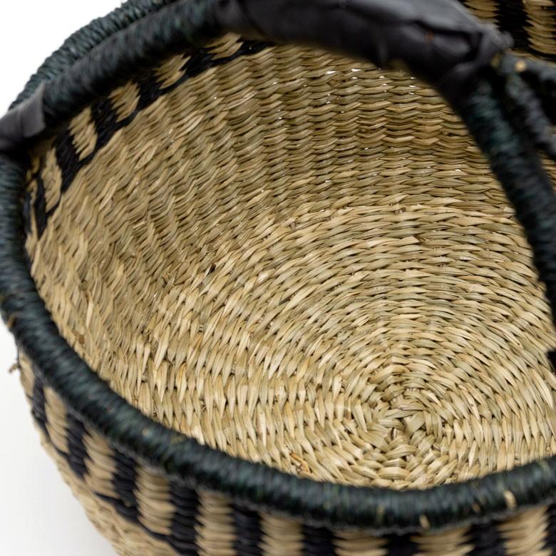 カゴ 収納 カゴバスケット カゴバッグ Sサイズ シーグラス製 ラウンドバスケット 収納ボックス かご収納 収納バスケット 籠 アジアン おしゃれ 51193 | ブランド登録なし | 16
