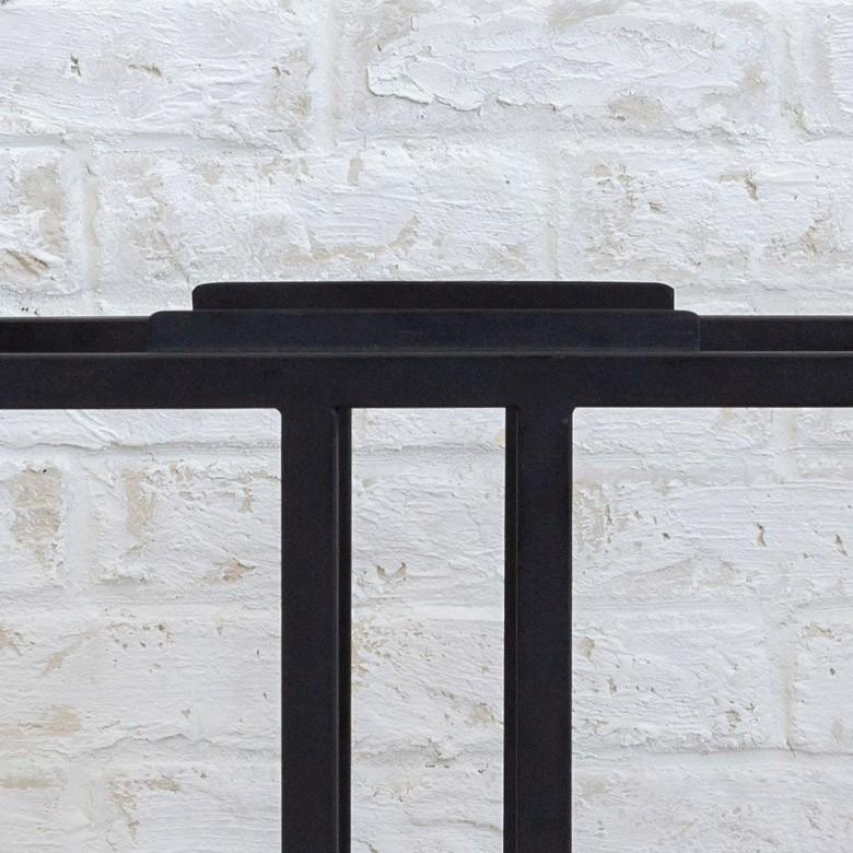 プランタースタンド 43.5×43.5×43.5 Lサイズ 10号用 ブラック アイアン