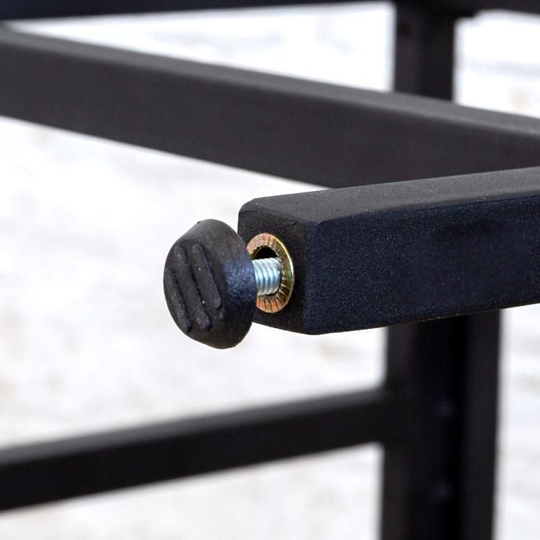 プランタースタンド 43.5×43.5×43.5 Lサイズ 10号用 ブラック アイアン フラワースタンド 屋内 屋外 ヴィンテージ ガーデニング 北欧 西海岸 51206 | ブランド登録なし | 09